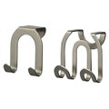 Spectrum Diversified Designs Llc Spectrum Diversified 67971 2 Pack Nickel Over The Cabinet Double Hook 148232